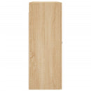 vidaXL 2 db sonoma tölgy színű szerelt fa falra szerelhető szekrény