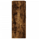 vidaXL 2 db füstös tölgy színű falra szerelhető fa éjjeliszekrény