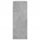 vidaXL 2 db betonszürke szerelt fa falra szerelhető szekrény