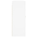 vidaXL 2 db fehér szerelt fa falra szerelhető szekrény