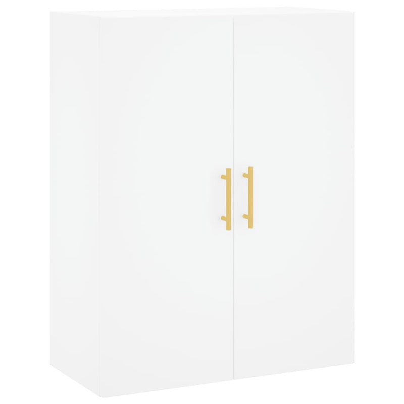 vidaXL fehér szerelt fa magasszekrény 69,5 x 34 x 180 cm