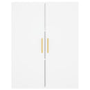 vidaXL fehér szerelt fa magasszekrény 69,5 x 34 x 180 cm