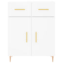 vidaXL fehér szerelt fa magasszekrény 69,5 x 34 x 180 cm