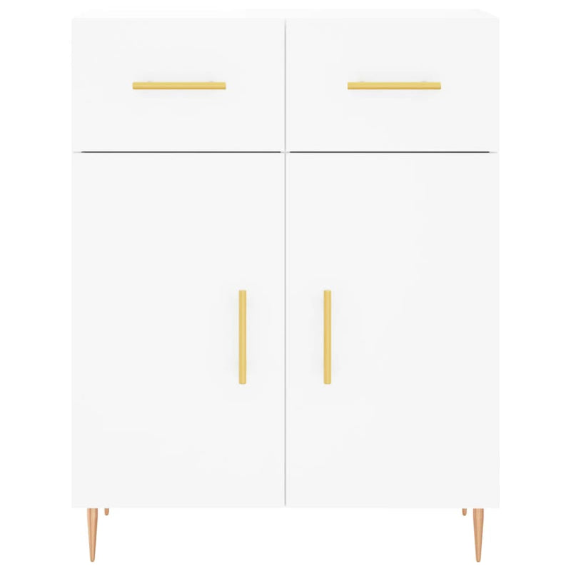 vidaXL fehér szerelt fa magasszekrény 69,5 x 34 x 180 cm