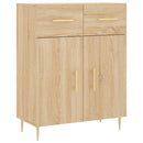 vidaXL sonoma tölgy szerelt fa magasszekrény 69,5 x 34 x 180 cm