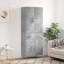 vidaXL betonszürke szerelt fa magasszekrény 69,5 x 34 x 180 cm