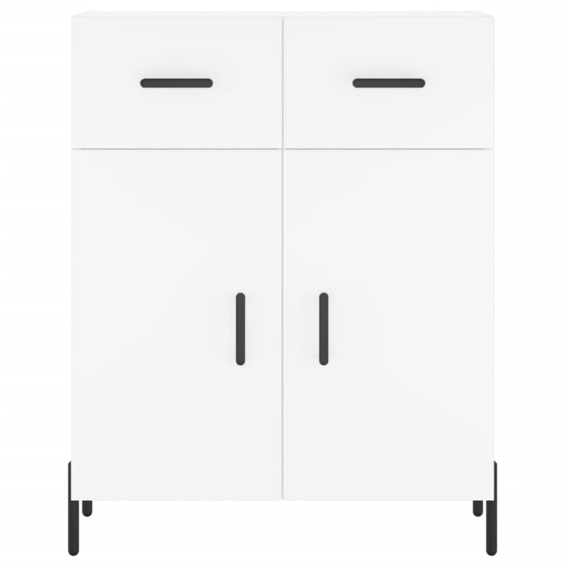 vidaXL fehér szerelt fa magasszekrény 69,5 x 34 x 180 cm