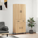 vidaXL sonoma tölgy szerelt fa magasszekrény 69,5 x 34 x 180 cm