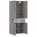 vidaXL szürke sonoma szerelt fa magasszekrény 69,5 x 34 x 180 cm