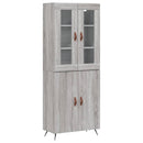 vidaXL szürke sonoma szerelt fa magasszekrény 69,5 x 34 x 180 cm