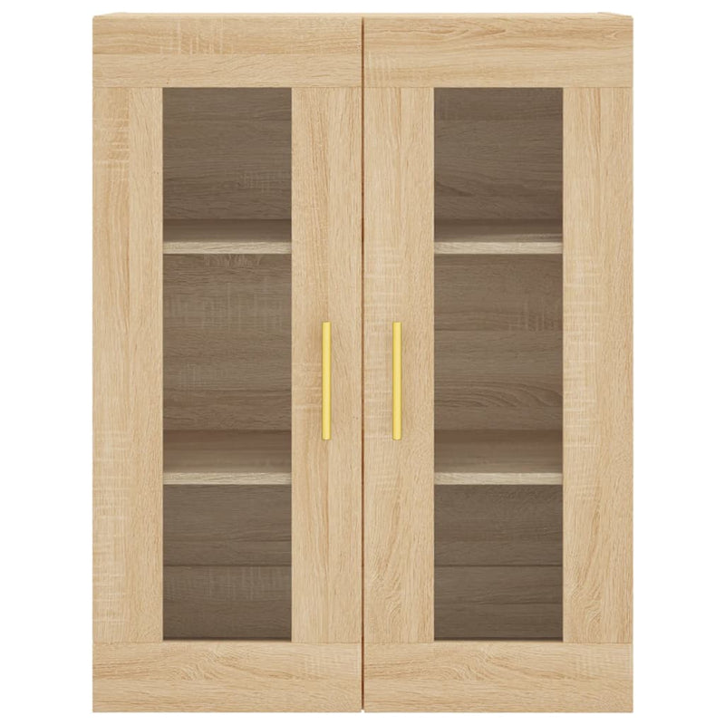 vidaXL sonoma tölgy szerelt fa magasszekrény 69,5 x 34 x 180 cm