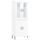 vidaXL fehér szerelt fa magasszekrény 69,5 x 34 x 180 cm
