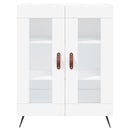 vidaXL fehér szerelt fa magasszekrény 69,5 x 34 x 180 cm