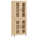vidaXL sonoma tölgy szerelt fa magasszekrény 69,5 x 34 x 180 cm