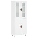 vidaXL fehér szerelt fa magasszekrény 69,5 x 34 x 180 cm