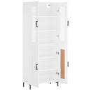 vidaXL fehér szerelt fa magasszekrény 69,5 x 34 x 180 cm