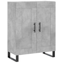 vidaXL betonszürke szerelt fa magasszekrény 69,5 x 34 x 180 cm
