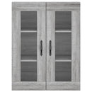 vidaXL szürke sonoma szerelt fa magasszekrény 69,5 x 34 x 180 cm