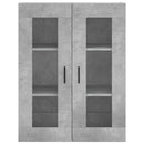 vidaXL betonszürke szerelt fa magasszekrény 69,5 x 34 x 180 cm