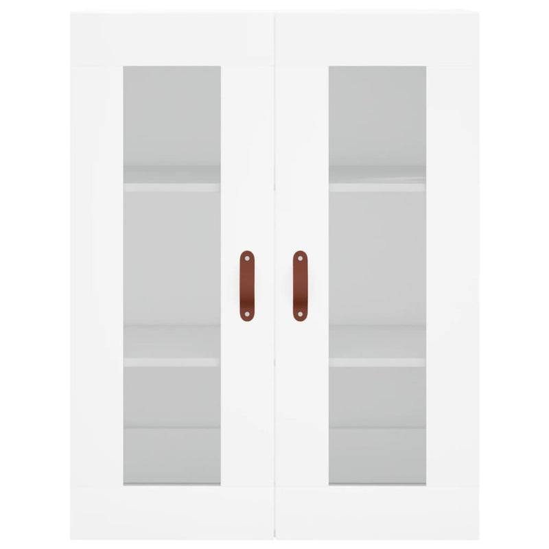 vidaXL fehér szerelt fa magasszekrény 69,5 x 34 x 180 cm