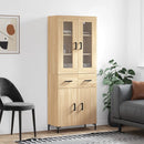 vidaXL sonoma tölgy szerelt fa magasszekrény 69,5 x 34 x 180 cm