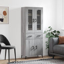 vidaXL szürke sonoma szerelt fa magasszekrény 69,5 x 34 x 180 cm
