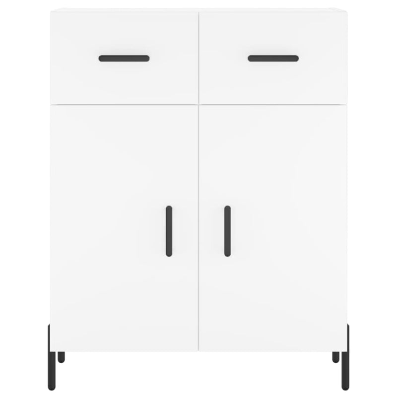 vidaXL fehér szerelt fa magasszekrény 69,5 x 34 x 180 cm