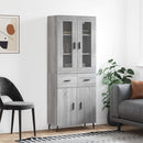 vidaXL szürke sonoma szerelt fa magasszekrény 69,5 x 34 x 180 cm