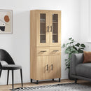vidaXL sonoma tölgy szerelt fa magasszekrény 69,5 x 34 x 180 cm