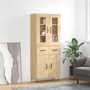 vidaXL sonoma tölgy szerelt fa magasszekrény 69,5 x 34 x 180 cm