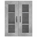 vidaXL betonszürke szerelt fa magasszekrény 69,5 x 34 x 180 cm