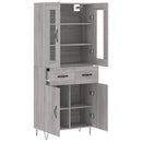 vidaXL szürke sonoma szerelt fa magasszekrény 69,5 x 34 x 180 cm