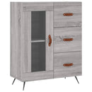 vidaXL szürke sonoma szerelt fa magasszekrény 69,5 x 34 x 180 cm