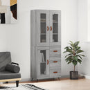 vidaXL szürke sonoma szerelt fa magasszekrény 69,5 x 34 x 180 cm