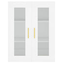 vidaXL fehér szerelt fa magasszekrény 69,5 x 34 x 180 cm