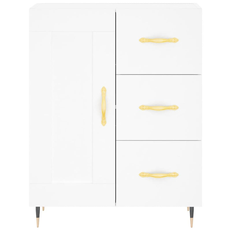 vidaXL fehér szerelt fa magasszekrény 69,5 x 34 x 180 cm