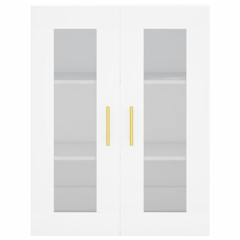 vidaXL fehér szerelt fa magasszekrény 69,5 x 34 x 180 cm