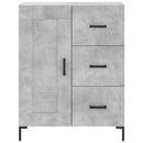 vidaXL betonszürke szerelt fa magasszekrény 69,5 x 34 x 180 cm