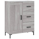 vidaXL szürke sonoma szerelt fa magasszekrény 69,5 x 34 x 180 cm