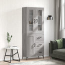 vidaXL szürke sonoma szerelt fa magasszekrény 69,5 x 34 x 180 cm