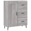 vidaXL szürke sonoma szerelt fa magasszekrény 69,5 x 34 x 180 cm
