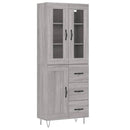 vidaXL szürke sonoma szerelt fa magasszekrény 69,5 x 34 x 180 cm