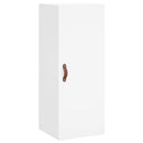 vidaXL fehér szerelt fa magasszekrény 34,5x34x180 cm