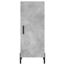 vidaXL betonszürke szerelt fa magasszekrény 34,5x34x180 cm