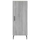 vidaXL szürke sonoma szerelt fa magasszekrény 34,5 x 34 x 180 cm