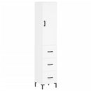 vidaXL fehér szerelt fa magasszekrény 34,5x34x180 cm