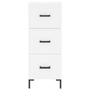 vidaXL fehér szerelt fa magasszekrény 34,5x34x180 cm