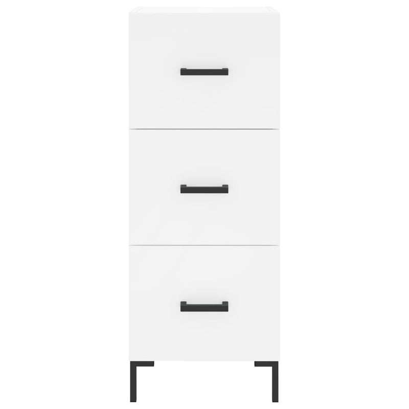 vidaXL fehér szerelt fa magasszekrény 34,5x34x180 cm