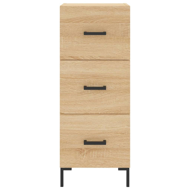 vidaXL sonoma tölgy szerelt fa magasszekrény 34,5x34x180 cm