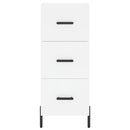 vidaXL fehér szerelt fa magasszekrény 34,5x34x180 cm